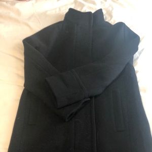 Jcrew black city coat